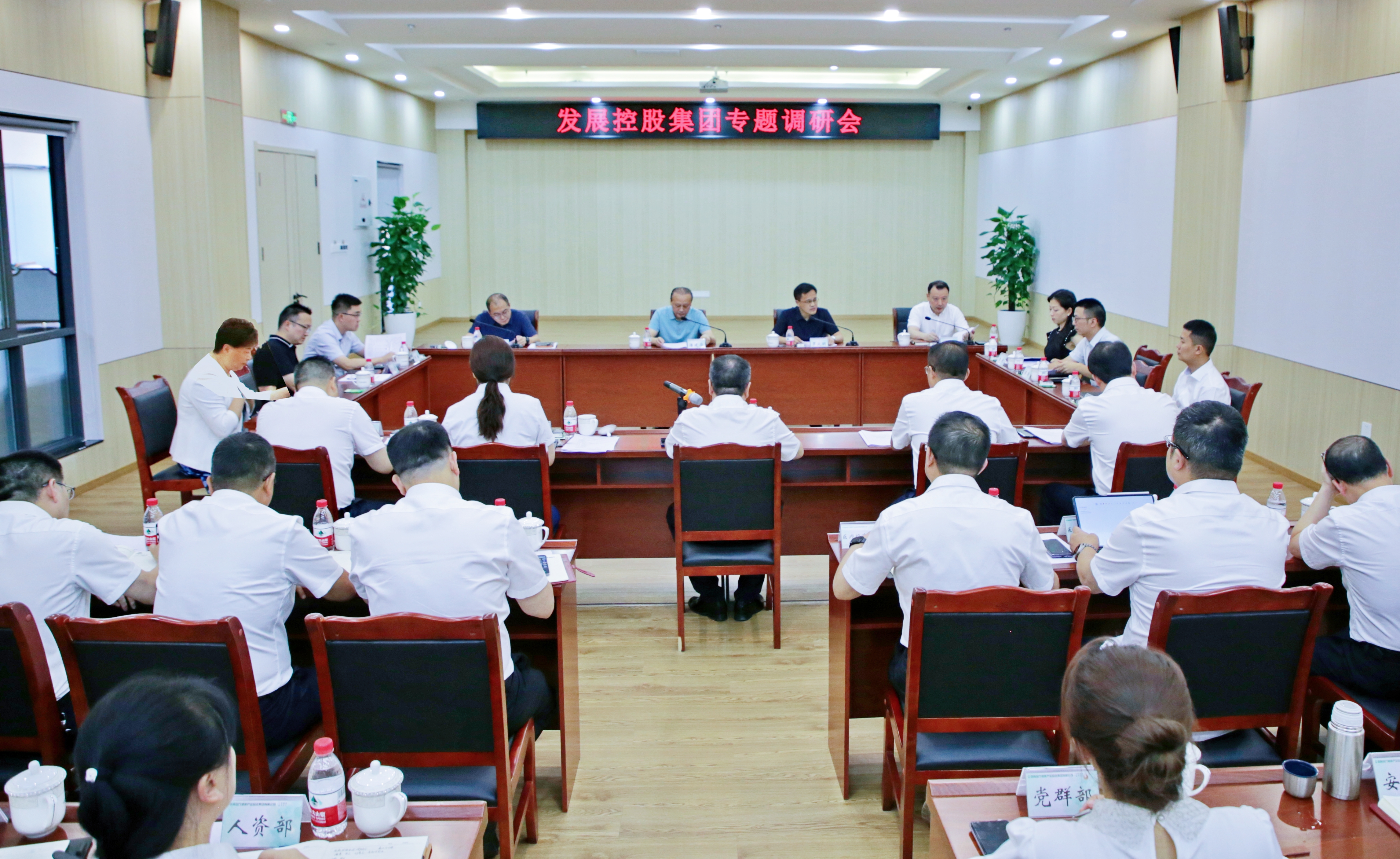 發展控股集團黨委書記、董事長潘建華調研西南醫投集團